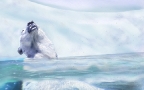 Swimming Polar Bear
