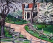 Red Farmhouse: Dogwood