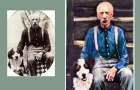 OLD MNAN AND DOG